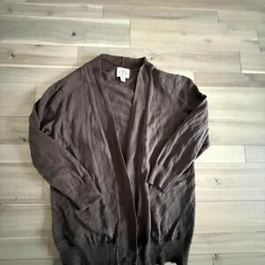 St. John's Bay brown cardigan Size L
